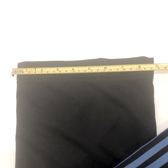 Adidas black warm up pant with blue side stripe,Sz XSmall - Picture 7 of 8